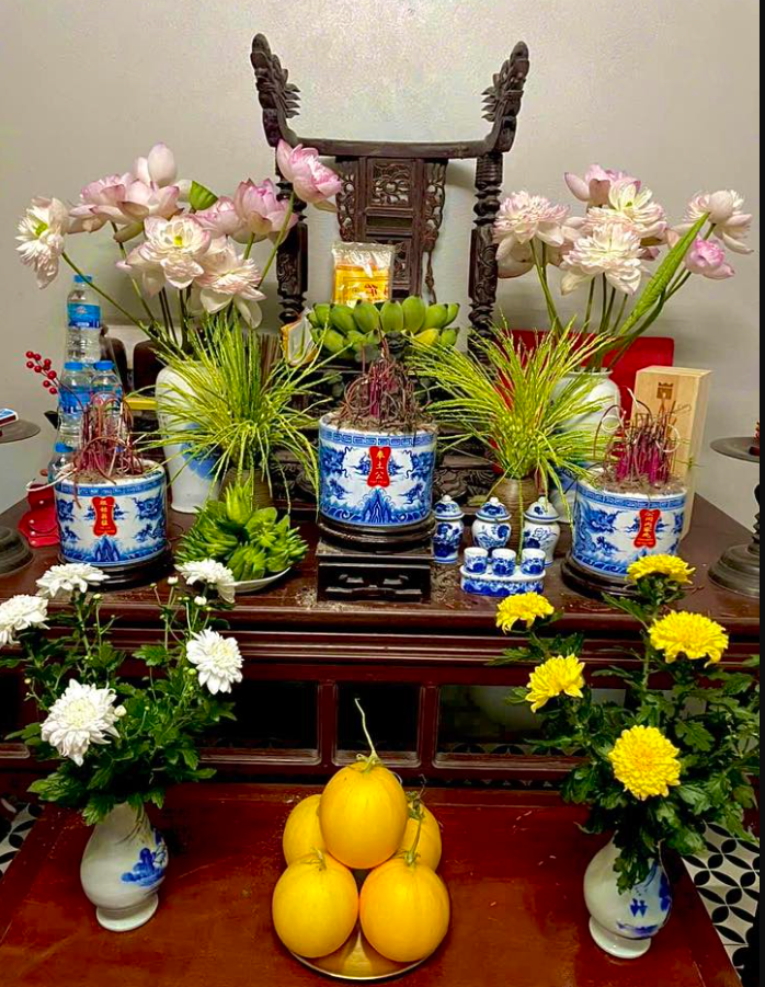 Lau dọn bàn thờ phòng khách đúng cách